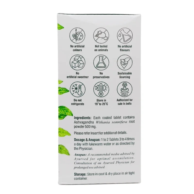 Dhootapapeshwar Ashwagandha Tablets