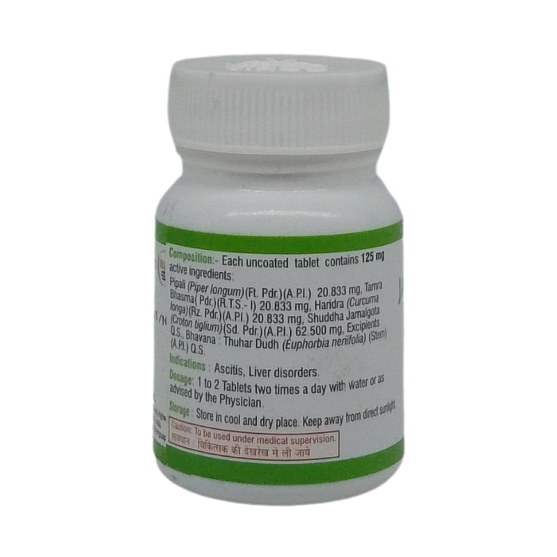 Virgo Jalodarari Rasa Tablets