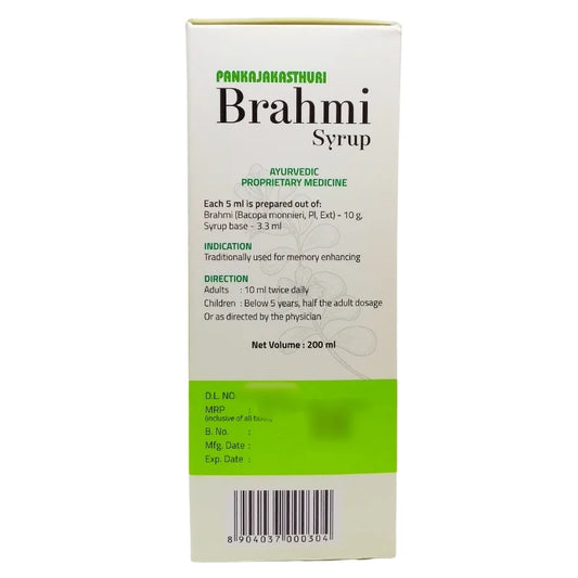 Pankajakasthuri Brahmi Syrup