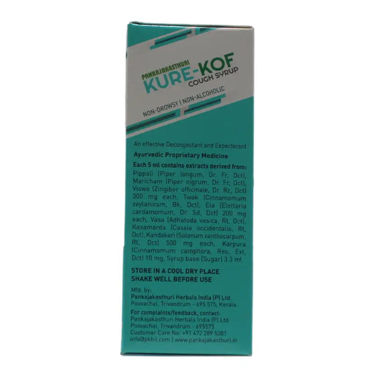 Pankajakasthuri Kure - Kof Cough Syrup