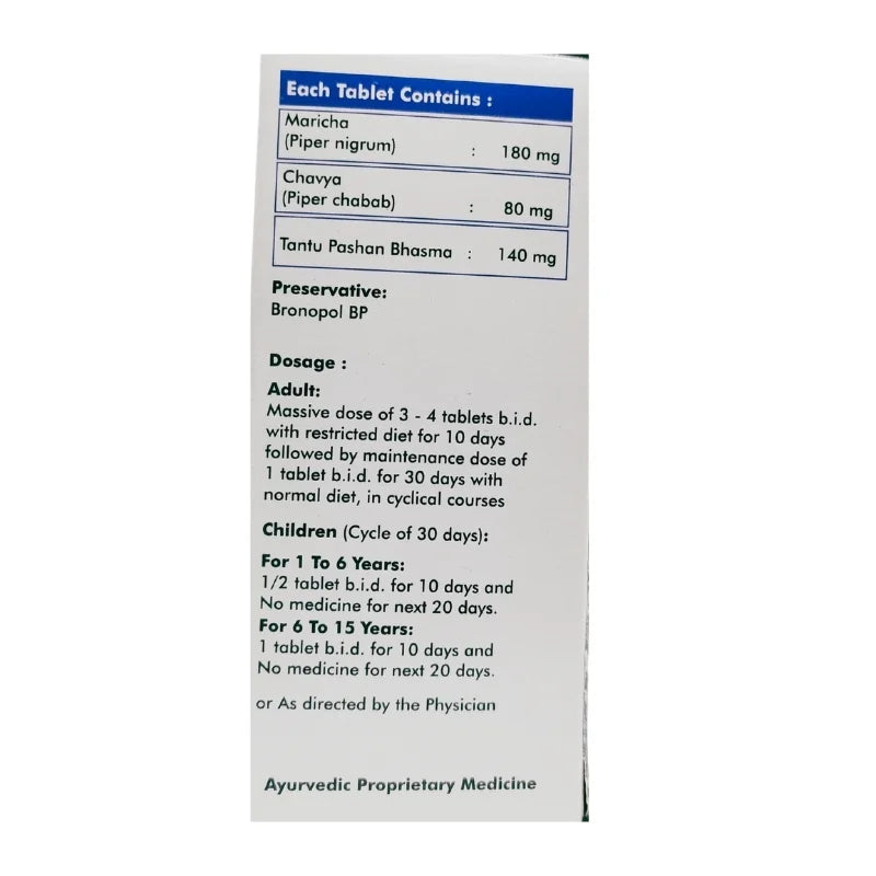 Sagar Pharma Tantu Pashan Tablets