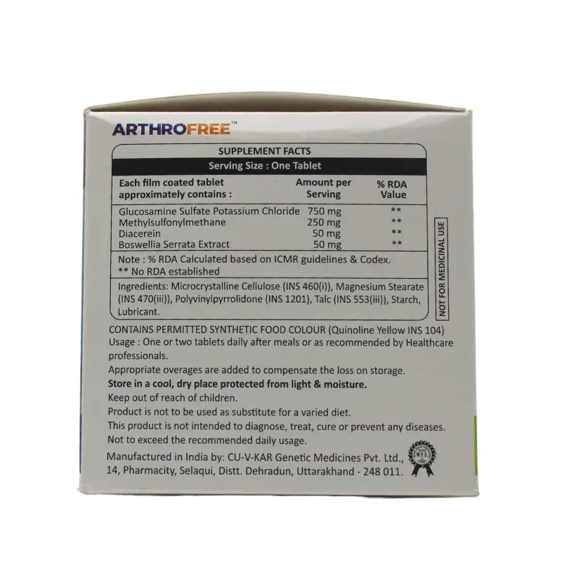 Biotics Lab Arthrofree Tablets