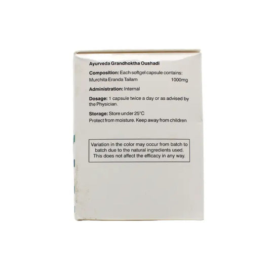 Sahasrayogam Murchita Eranda Tailam Soft Gel Capsules
