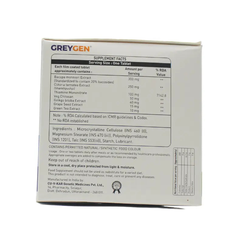 Biotics Lab Greygen Tablets