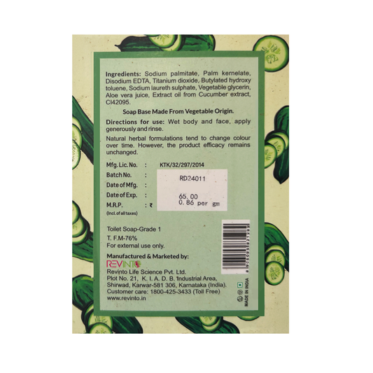 Revinto Cucumber Soap