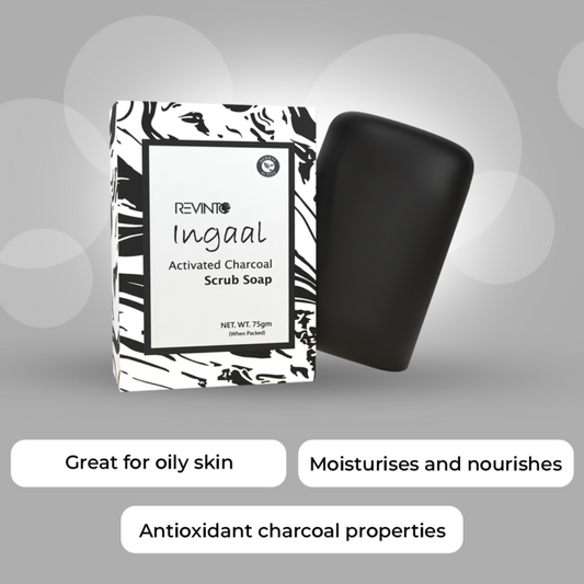 ರೆವಿಂಟೊ ಇಂಗಾಲ್ ಆಕ್ಟಿವೇಟೆಡ್ ಚಾರ್ಕೋಲ್ ಸೋಪ್