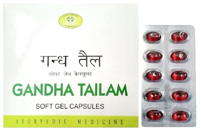 AVN Gandha Tailam Soft Gel Capsules