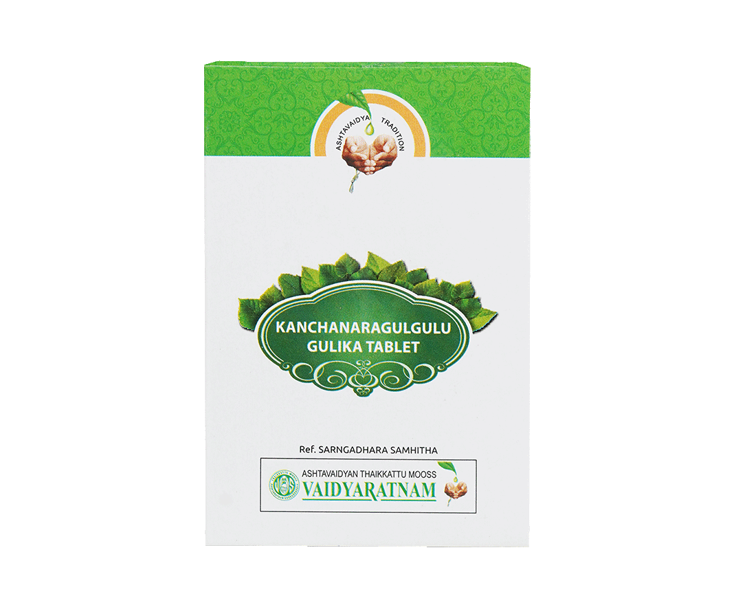 Vaidyaratnam Kanchanara Gulgulu Gulika Tablet