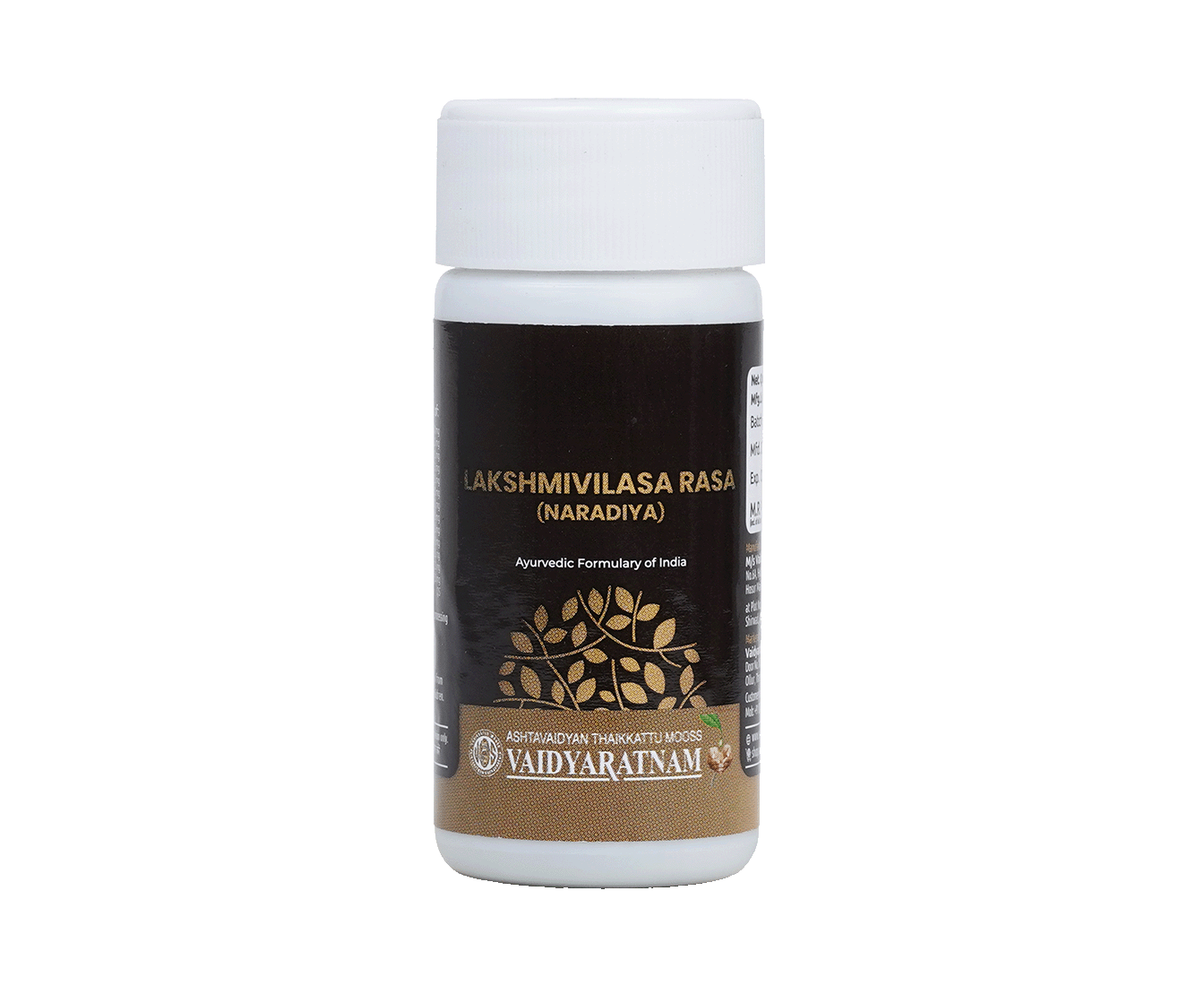 Vaidyaratnam Lakshmivilas Ras