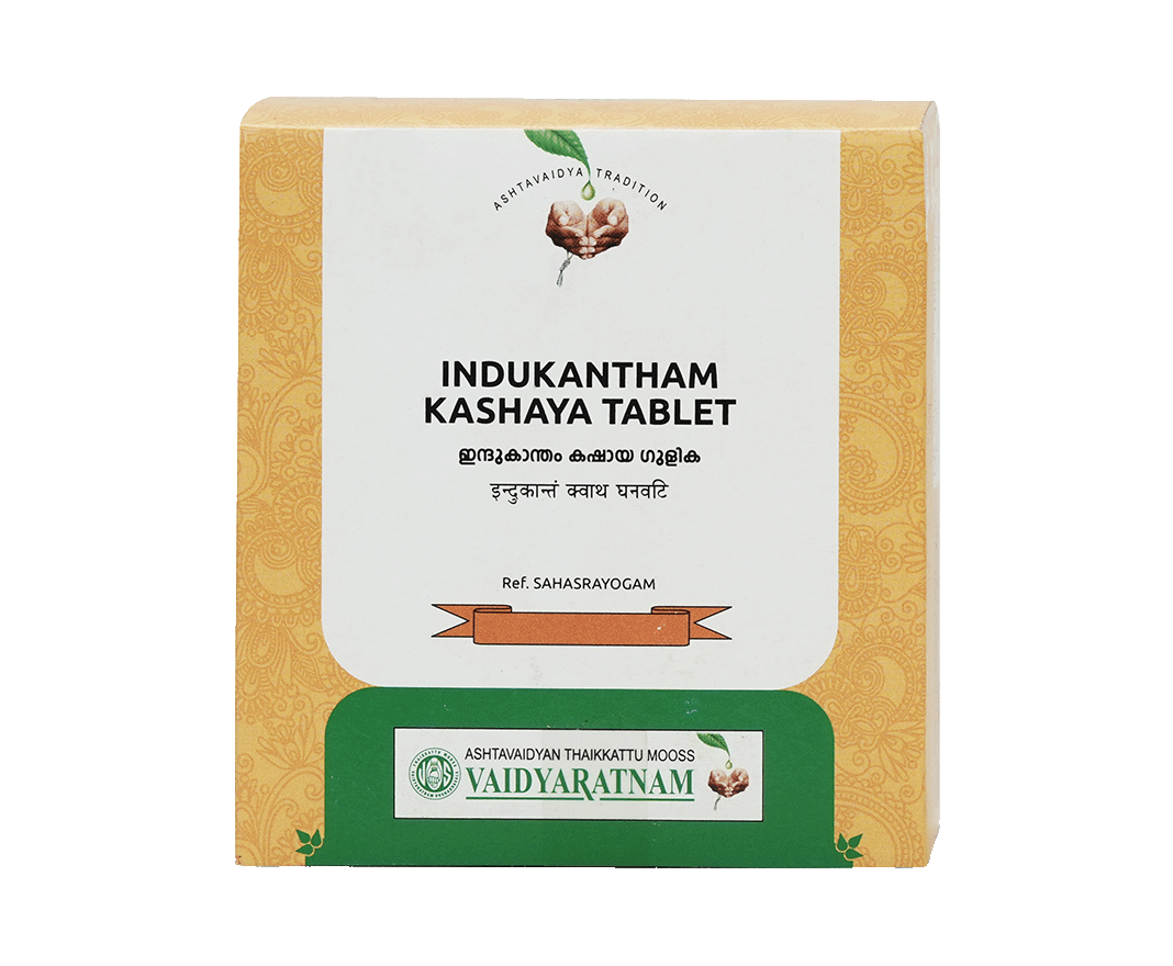 Vaidyaratnam Indukantham Kashaya Gulika Tablet