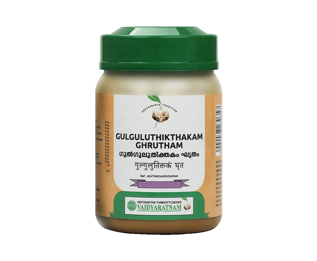 Vaidyaratnam Gulguluthikthakam Ghrutham