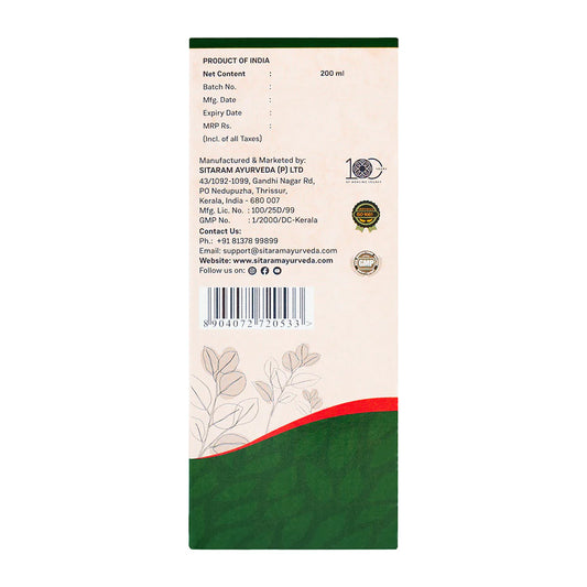 ಸೀತಾರಂ ನೀಲಿತುಲಾಸ್ಯಾದಿ ಕಷಾಯಮ್