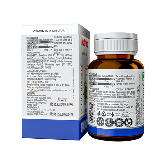 Patanjali Nutrela Vit Natural Vitamin D2-K