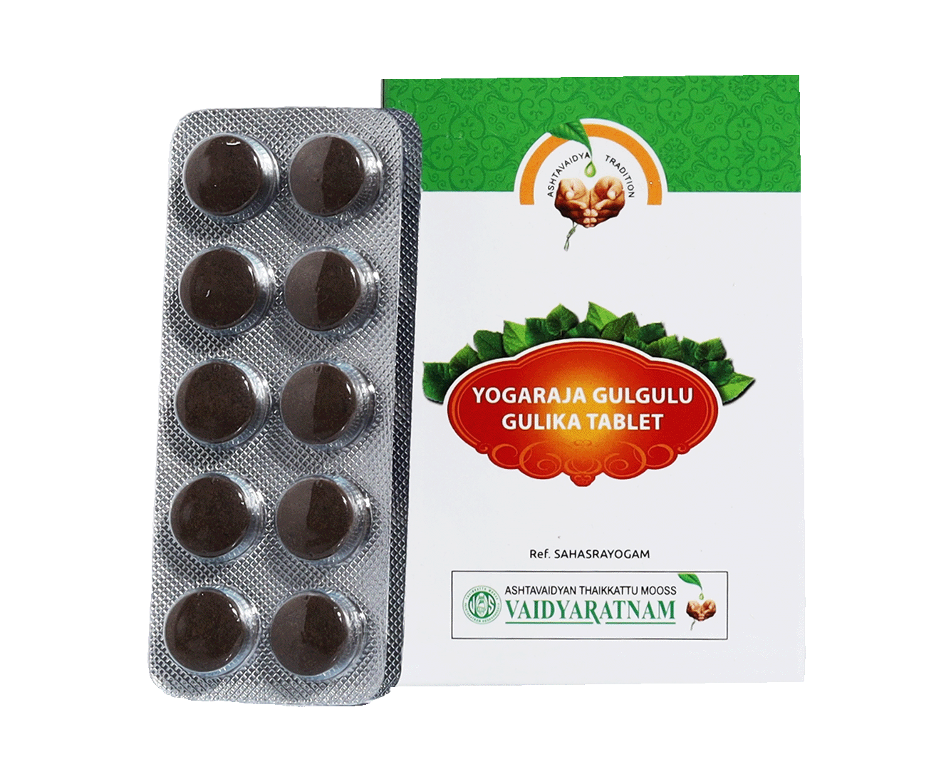 Vaidyaratnam Yogarajaguggulu Gulika Tablets