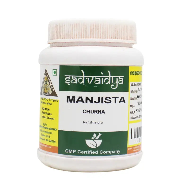 Sadvaidya Manjista Churna