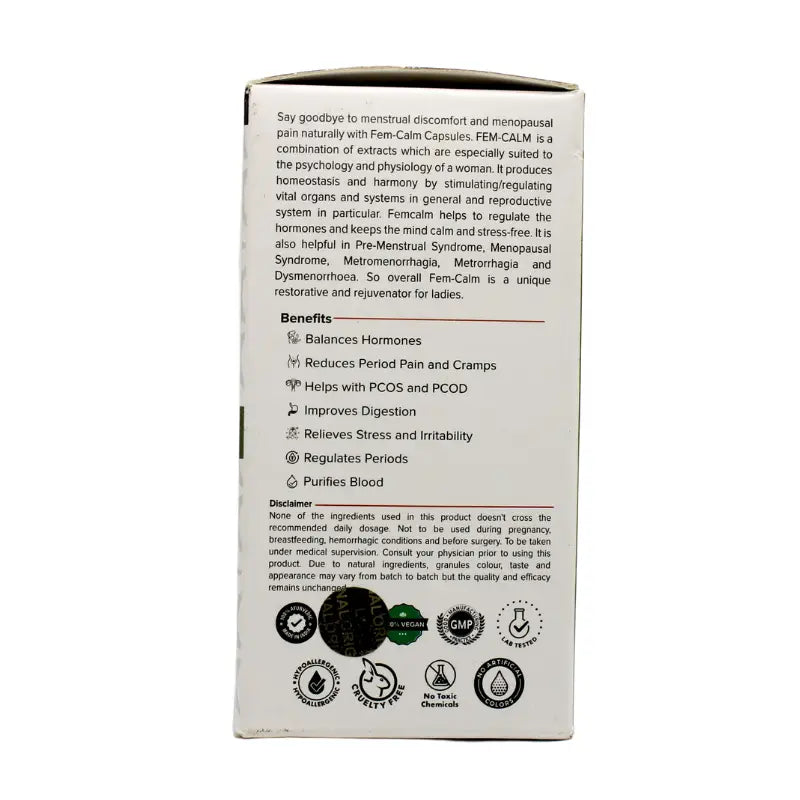 Vasishta Fem-Calm Capsule