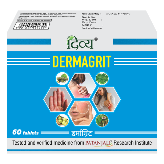 Divya Dermagrit Tablet