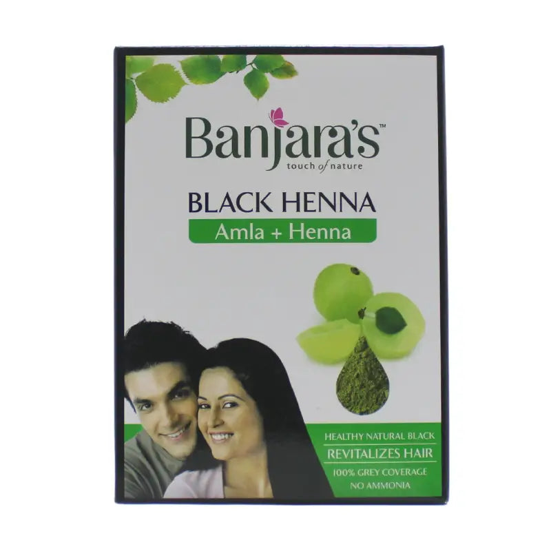 Black Henna With Amla Powder – Banjara