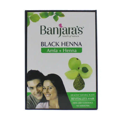 Black Henna With Amla Powder – Banjara