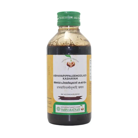 Vaidyaratnam Abhayapippaleemooladi Kashayam