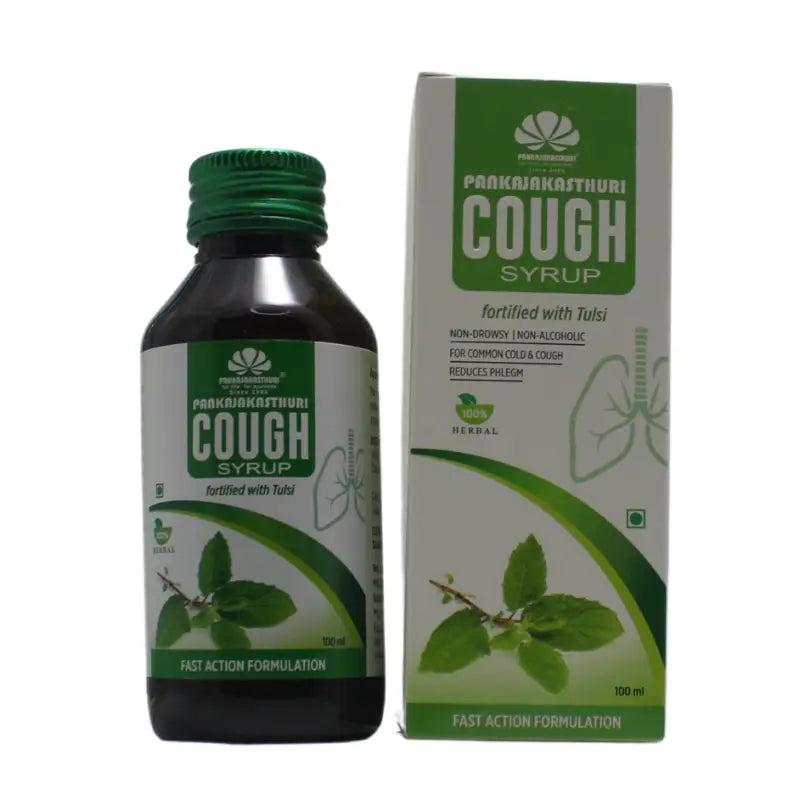Pankajakasthuri Cough Syrup (with Tulasi)