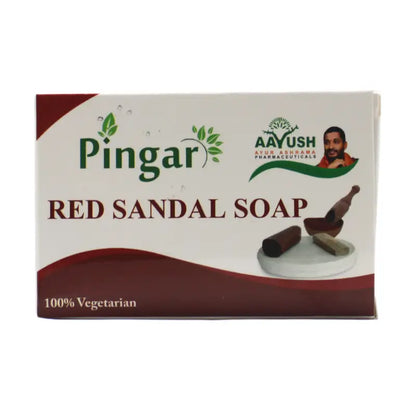 Aayush Pingara Red Sandal Soap