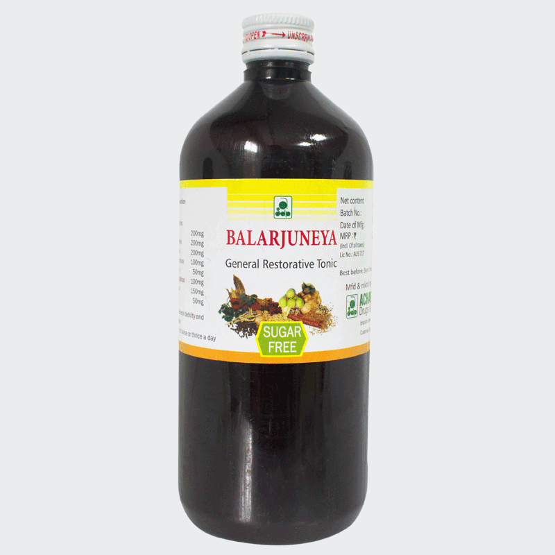 Acharya Shushrutha Balarjuneya Sugar Free Syrup