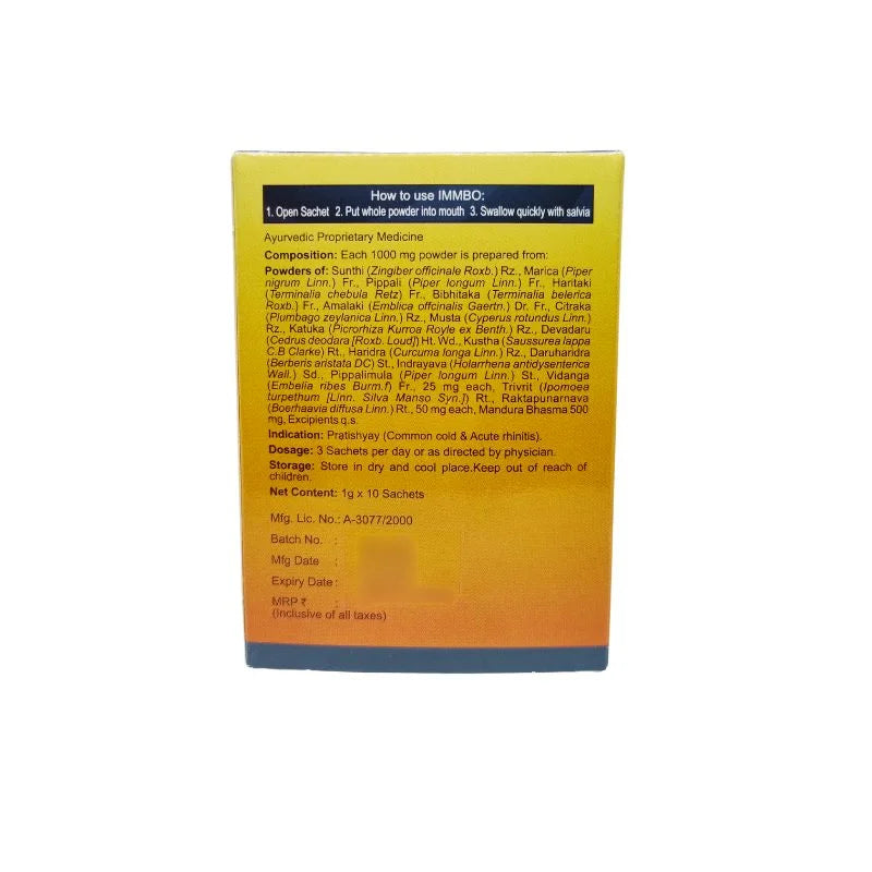 Immbo Sachets – Bharat Bhaishajyashala