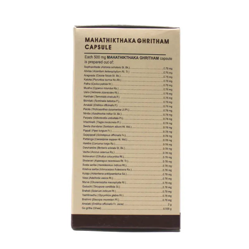 Kerala Ayurveda Mahathikthakam Ghritham capsules
