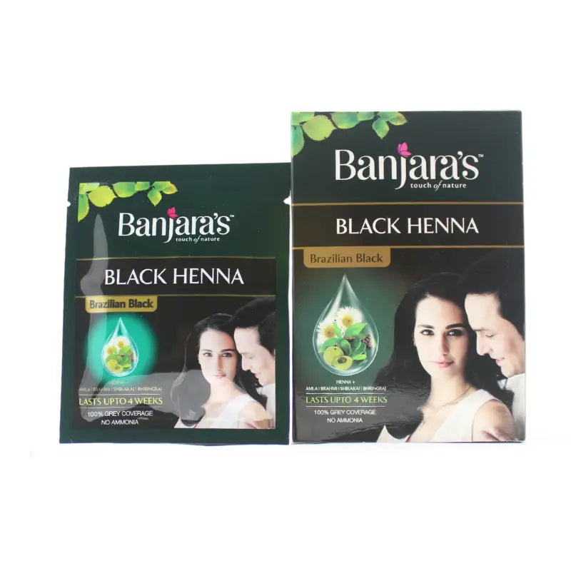 Black Henna With Amla Powder – Banjara