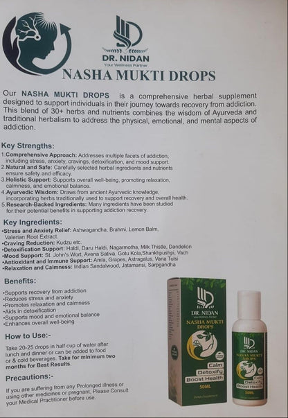 Dr. Nidan Nasha Mukti Drops