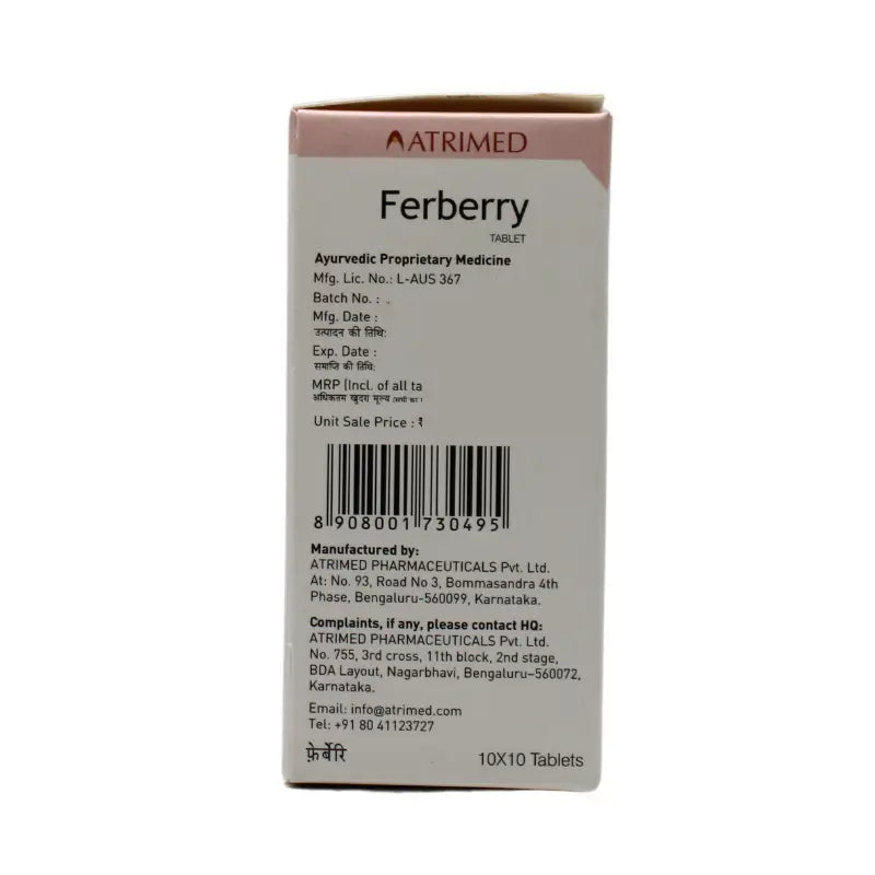 Atrimed Ferberry Tablets