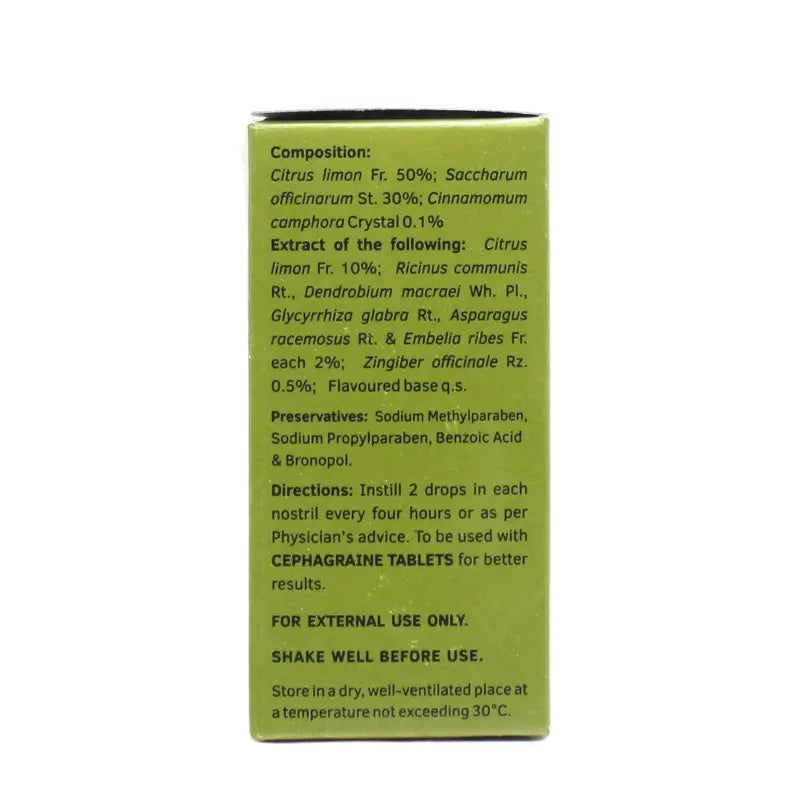 Charak Pharma Cephagraine Nasal Drops