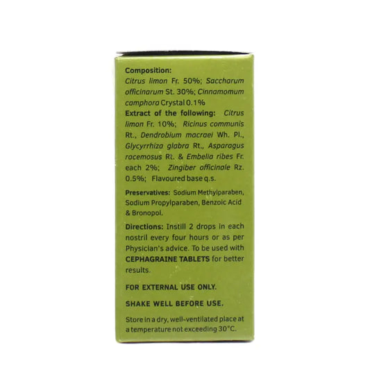 Charak Pharma Cephagraine Nasal Drops