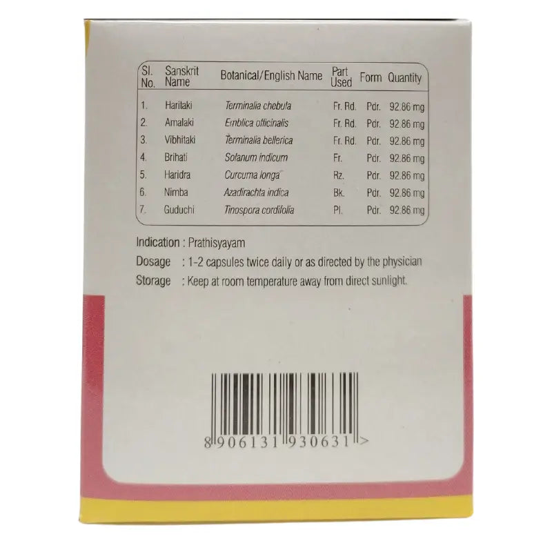 Sreedhareeyam Akshabeejadi Capsules