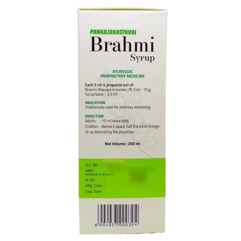 Pankajakasthuri Brahmi Syrup