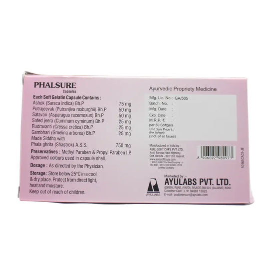 Ayulabs Phalsure Soft Gel Capsules