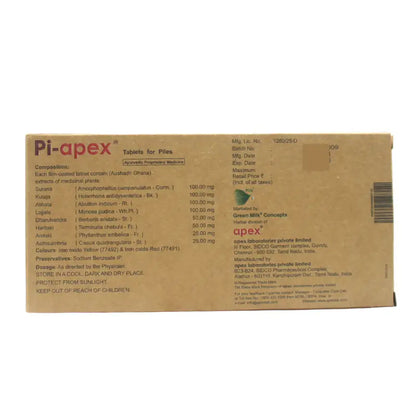 Green Milk Pi-apex Tablets