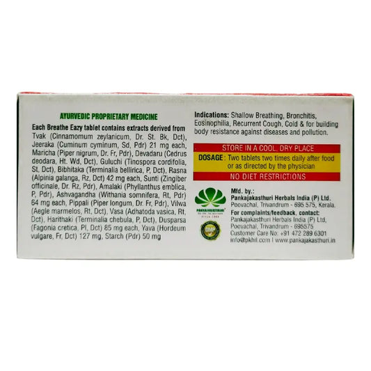 Pankajakasthuri Breathe Eazy Tablets