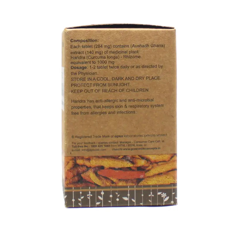 Green Milk Haridra Tablets