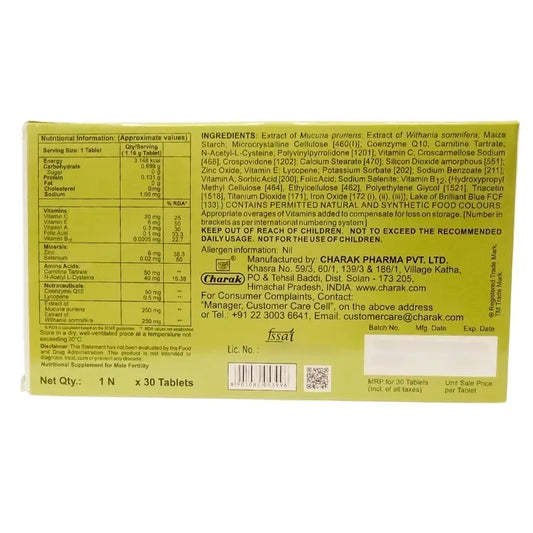 Charak Pharma Zoazest Nutra Tablets