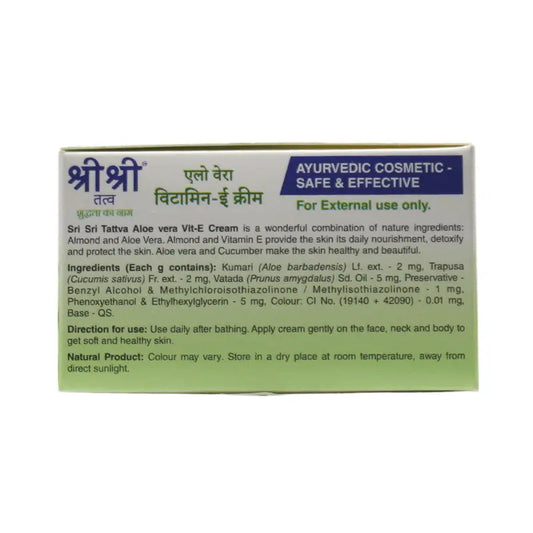 Sri Sri Tattva Aloe Vera Vit E Cream