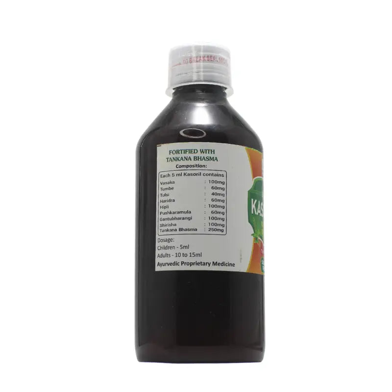 Acharya Shushrutha Kasoril Syrup (Sugar Free)