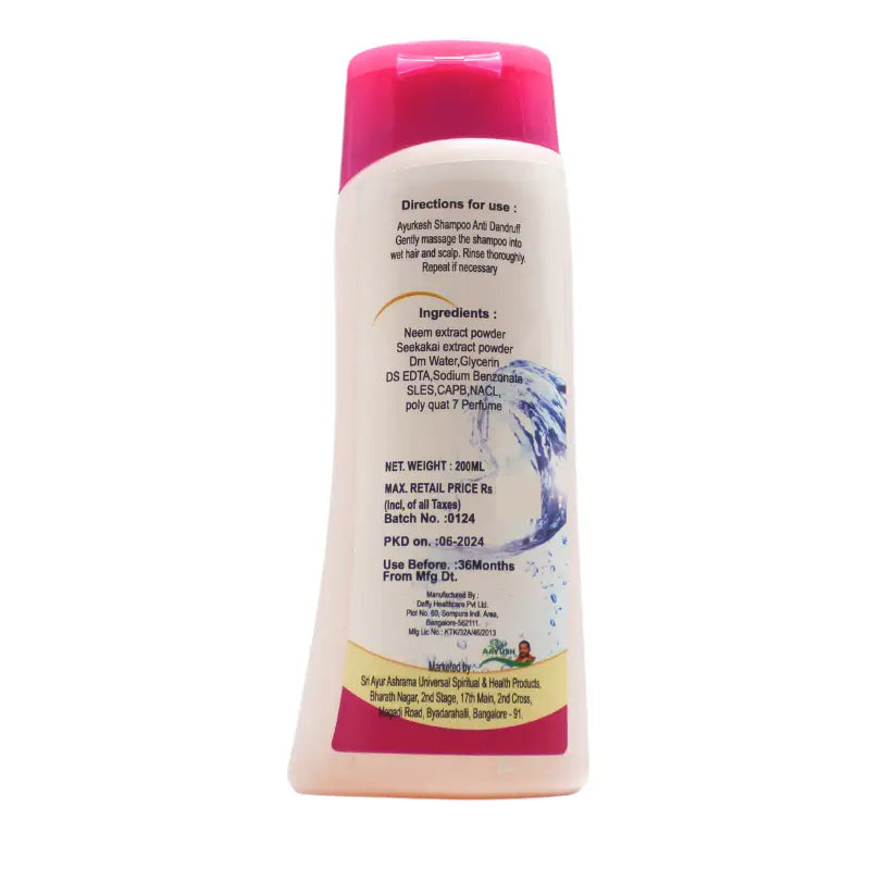 Ayur Ashrama Ayurkesh Antidandruff Shampoo