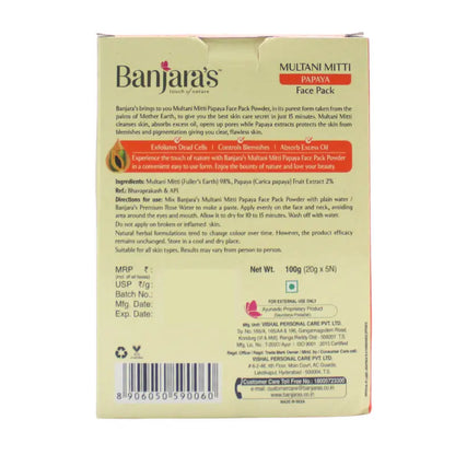 Multani Papaya Face Pack – Banjara