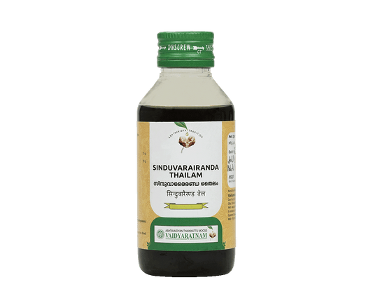 Vaidyaratnam Sinduvarairanda Thailam