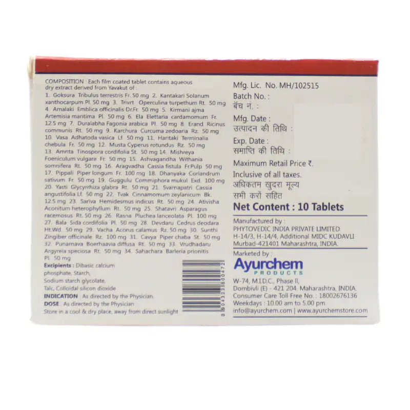 Ayurchem Rasna Forte Tablets