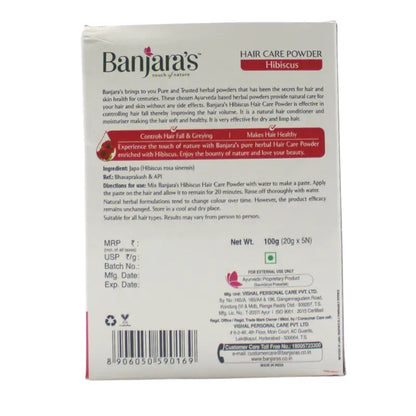 Hibiscus Hair Care Powder – Banjara