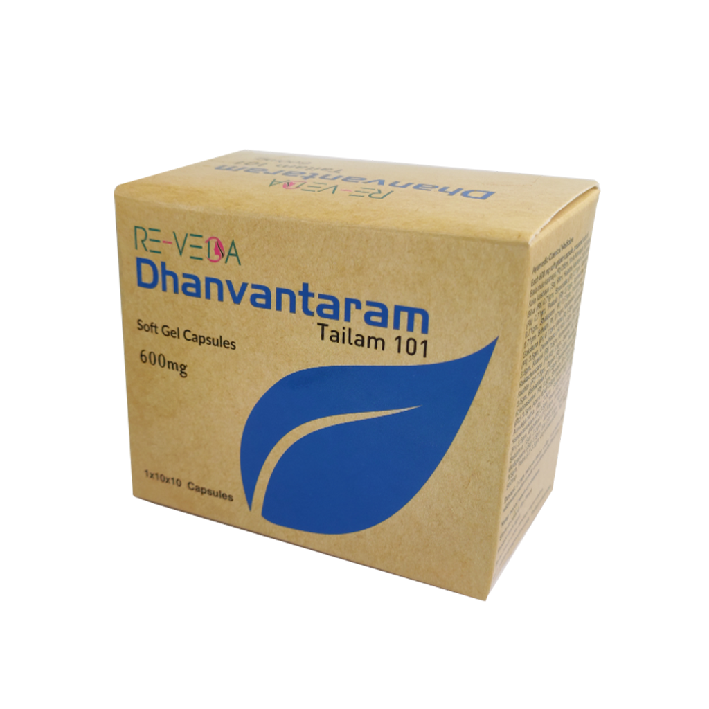 Revinto Dhanvantharam Tailam 101 Averthi (Soft Gel Capsules)
