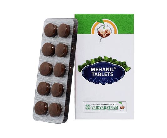 Vaidyaratnam Mehanil Tablets